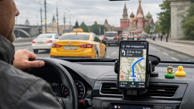 Работа в Яндекс Навигаторе в режиме офлайн